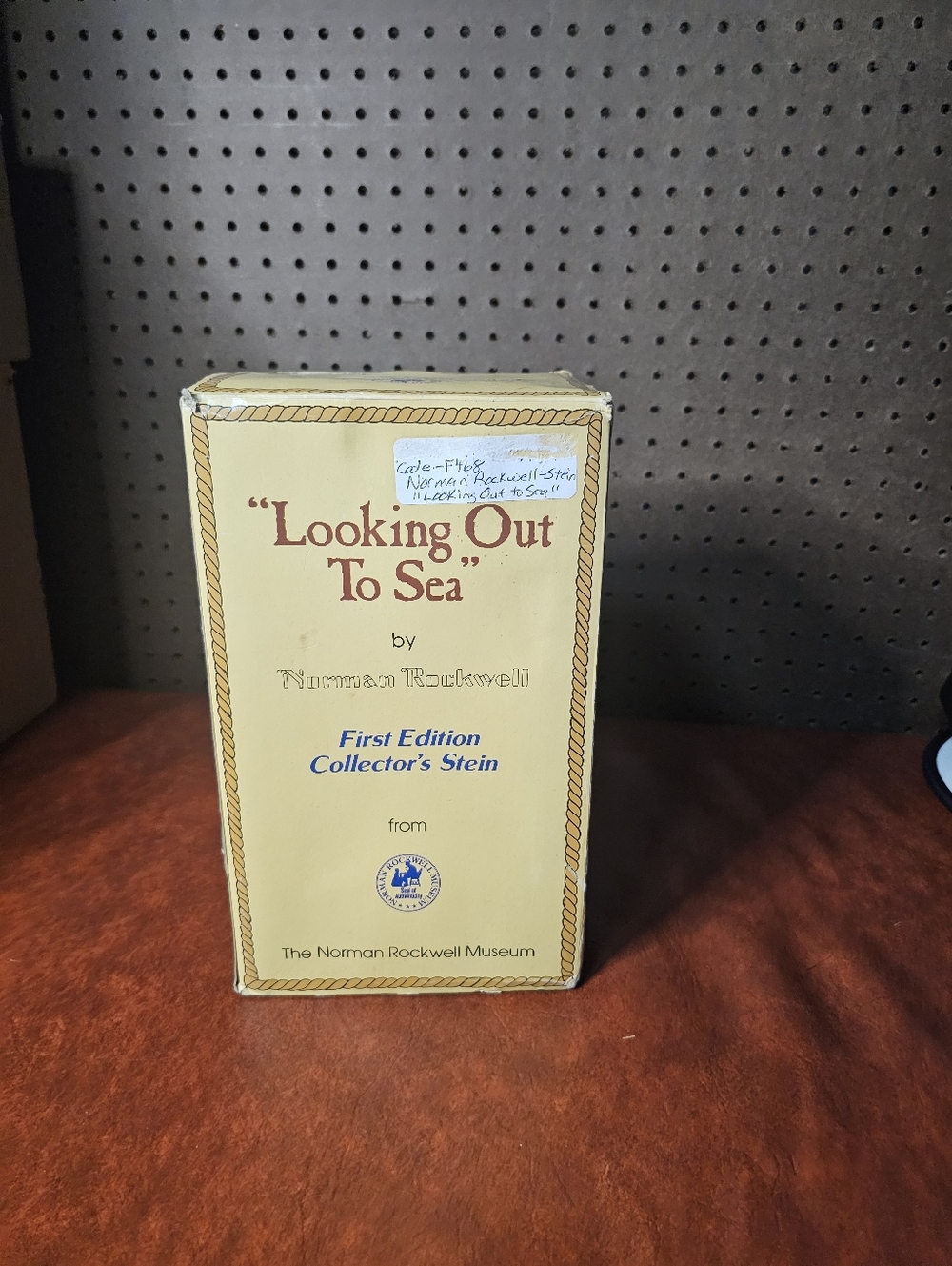 "Looking Out To Sea" Collector's Stein Box - Norman Rockwell